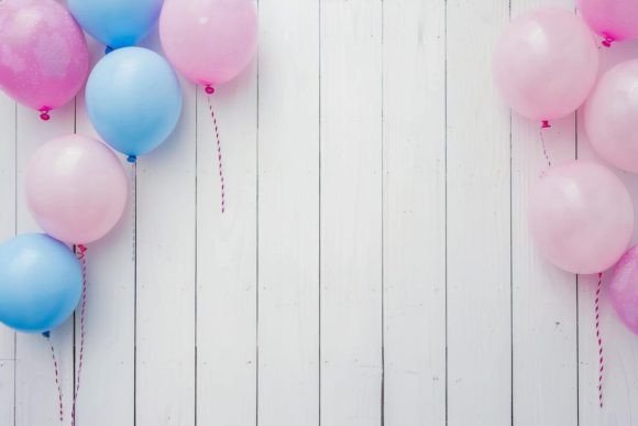 Download Holiday Background with Balloons - Background Collection
