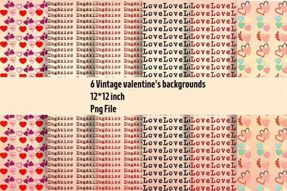 Download Vintage Valentine Background - Background Collection