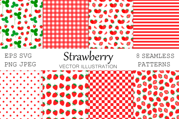 Download Strawberry Pattern. Berry Background - Background Collection