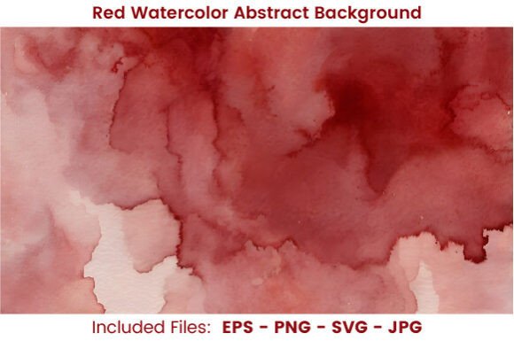 Download Christmas Watercolor Red Background - Background Collection