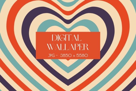 Download Groovy Heart Background - Background Collection