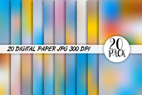Download Blur Gradient Digital Paper Background - Background Collection