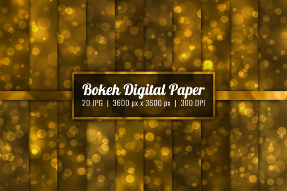 Download Bokeh Background Digital Paper Set-41 - Background Collection