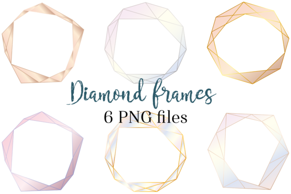 Download Gold Foil Clipart, Gold Geometric Frame - Premium Resources
