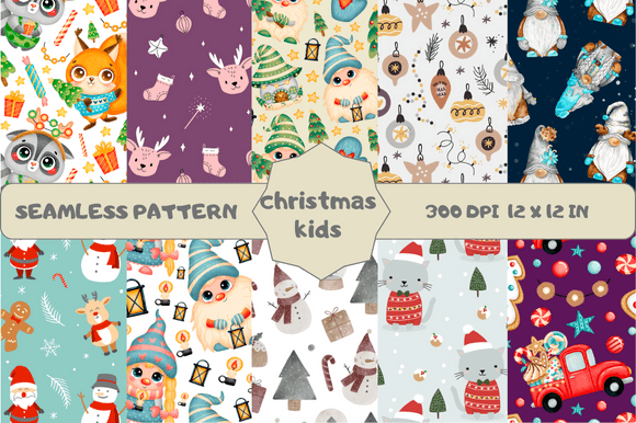 Download Cute Christmas Patterns for Kids - Christmas pattern Collection