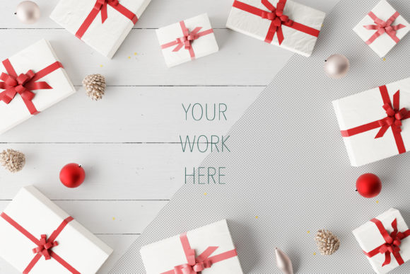 Download Christmas and Holiday Background Mockup. - Background Collection