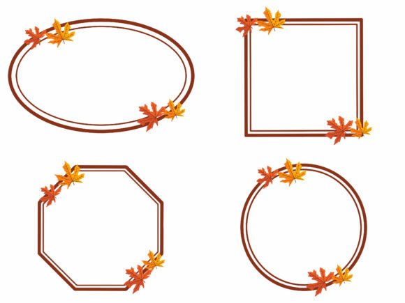 Download Autumn Leaf Frame Background - Background Collection
