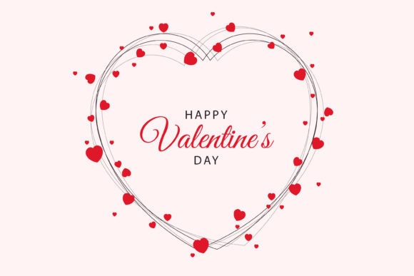 Download Minimalist Happy Valentine's Background - Background Collection