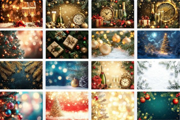Download Christmas Eve and New Years Background - Background Collection