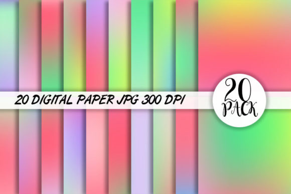 Download Bright Gradient Digital Paper Background - Background Collection