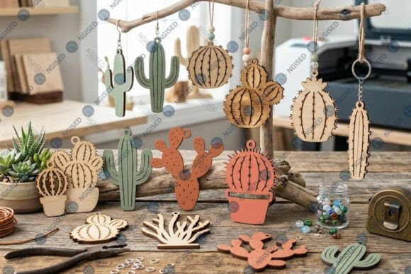 Download Cactus Laser Cut Bundle SVG - Cactus Collection