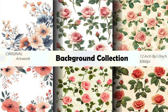 Download Wallpaper Flower Texture Background Art - Background Collection