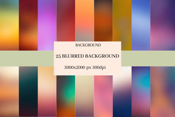 Download Blurred Background, Digital Paper Bundle - Background Collection