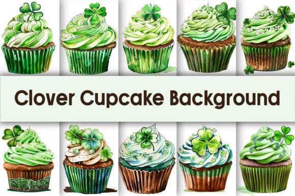 Download Clover Cupcake Background - Background Collection
