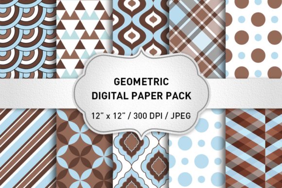 Download Blue and Brown Digital Paper - Brown digital paper Collection