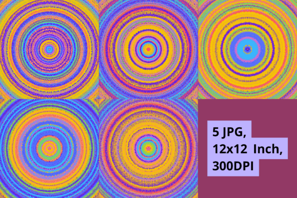 Download Colorful Circle Digital Background Set - Background Collection