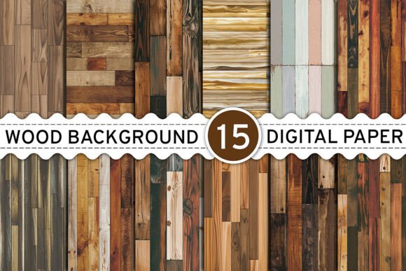 Download Wood Background Digital Paper Bundle - Background Collection