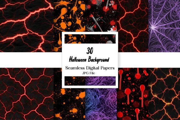 Download Halloween Background Digital Paper - Background Collection