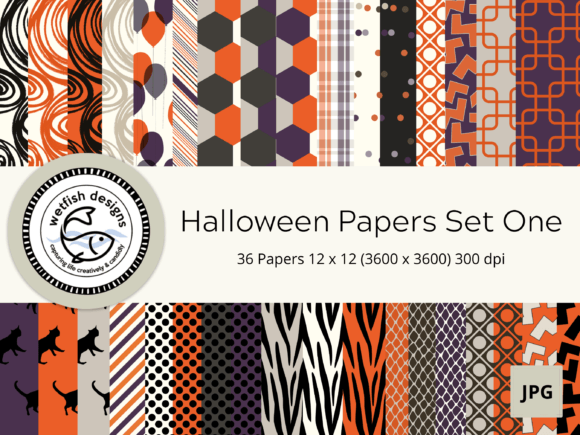 Download Halloween Papers Set One - Halloween papers Collection