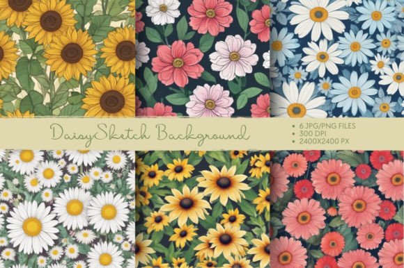 Download DaisySketch Background - Background Collection