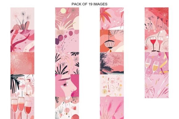 Download Pretty Pink New Years Backgrounds - Background Collection