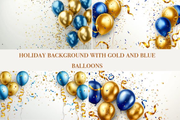 Download Holiday Background with Balloons - Background Collection
