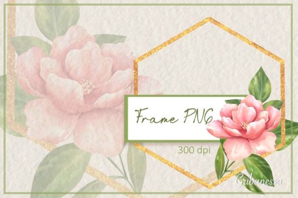 Download Gold Frame PNG | Geometric Frame - Premium Resources