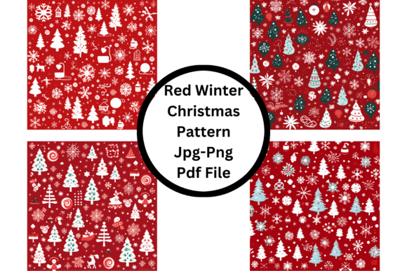 Download Red Winter Christmas Pattern - Christmas pattern Collection