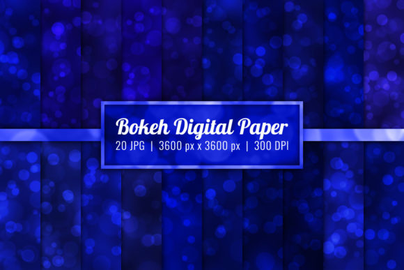 Download Bokeh Background Digital Paper Set-40 - Background Collection