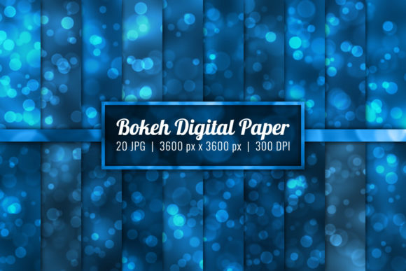 Download Bokeh Background Digital Paper Set-43 - Background Collection