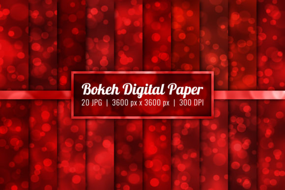 Download Bokeh Background Digital Paper Set-36 - Background Collection