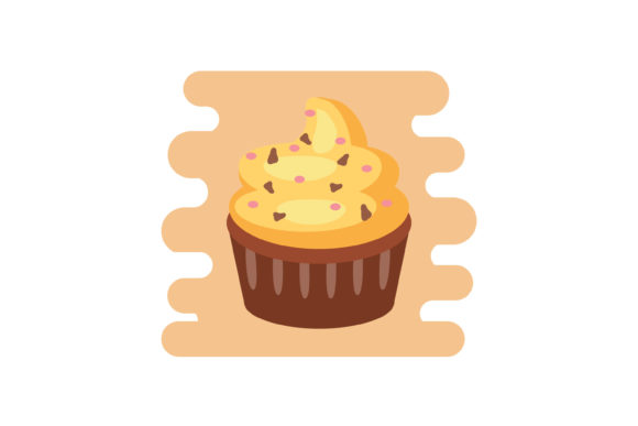 Download Dessert Cupcake Background Icon-5 - Background Collection