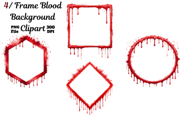 Download Frame Blood Background Clipart - Background Collection