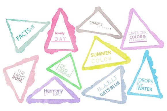 Download Watercolor Geometric Frame - Premium Bundle