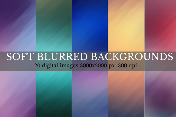 Download Blurred Background, Digital Paper Bundle - Background Collection