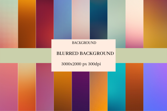 Download Blurred Background, Digital Paper Bundle - Background Collection