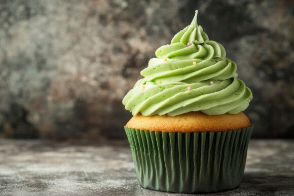 Download Green Cupcake Background - Background Collection