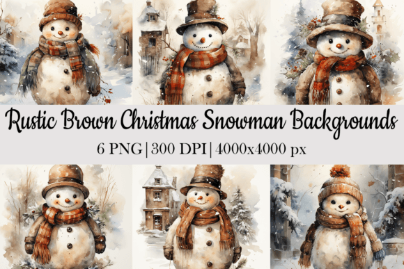 Download Christmas Snowman Background - Background Collection